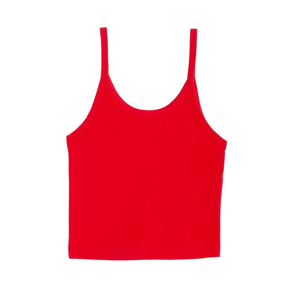 ARQ Cherry Cami Crop Top and High Rise Undie Set - S - Red